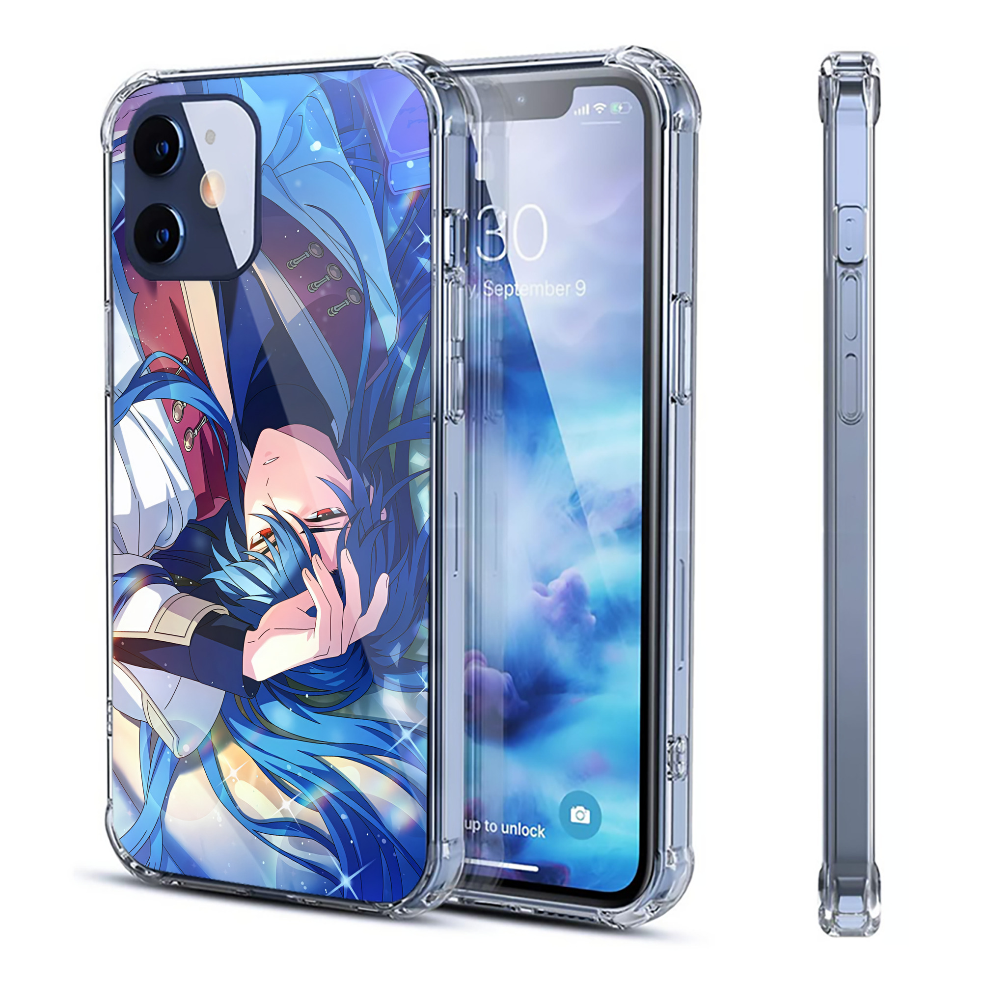 （画像用） 刀剣乱舞 Touken Ranbu 【iPhone 12シリーズ対応】透明スマホケース（クリアソフトケース）
